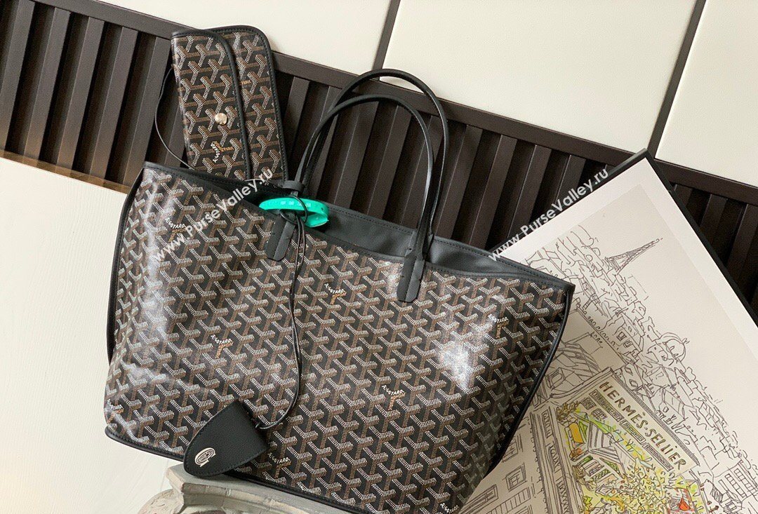 Goyard Reversible Anjou PM Tote Bag Black 2026 020166M (SCAI-260331061)