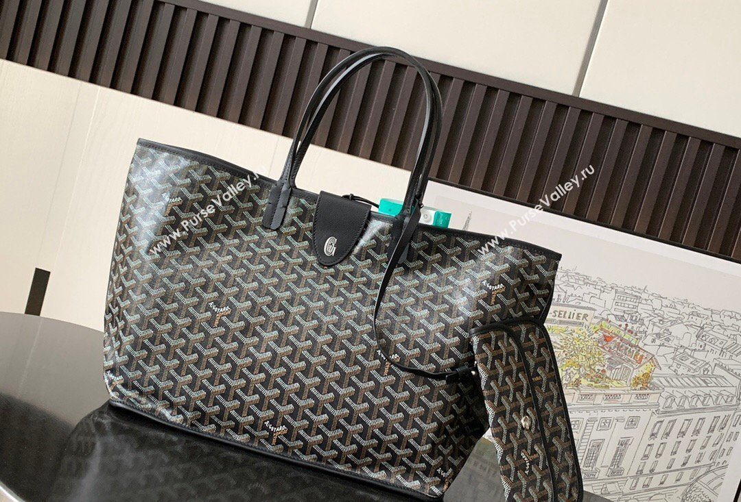 Goyard Reversible Anjou PM Tote Bag Black 2026 020166M (SCAI-260331061)