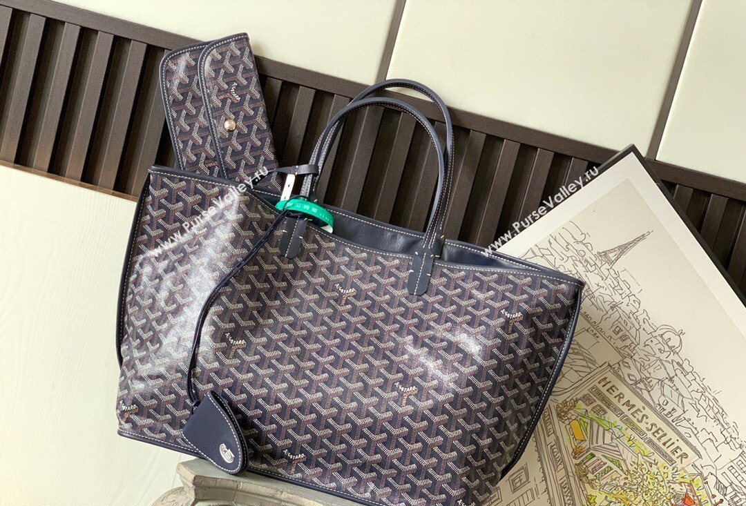 Goyard Reversible Anjou PM Tote Bag Navy Blue 2026 020166M (SCAI-260331062)