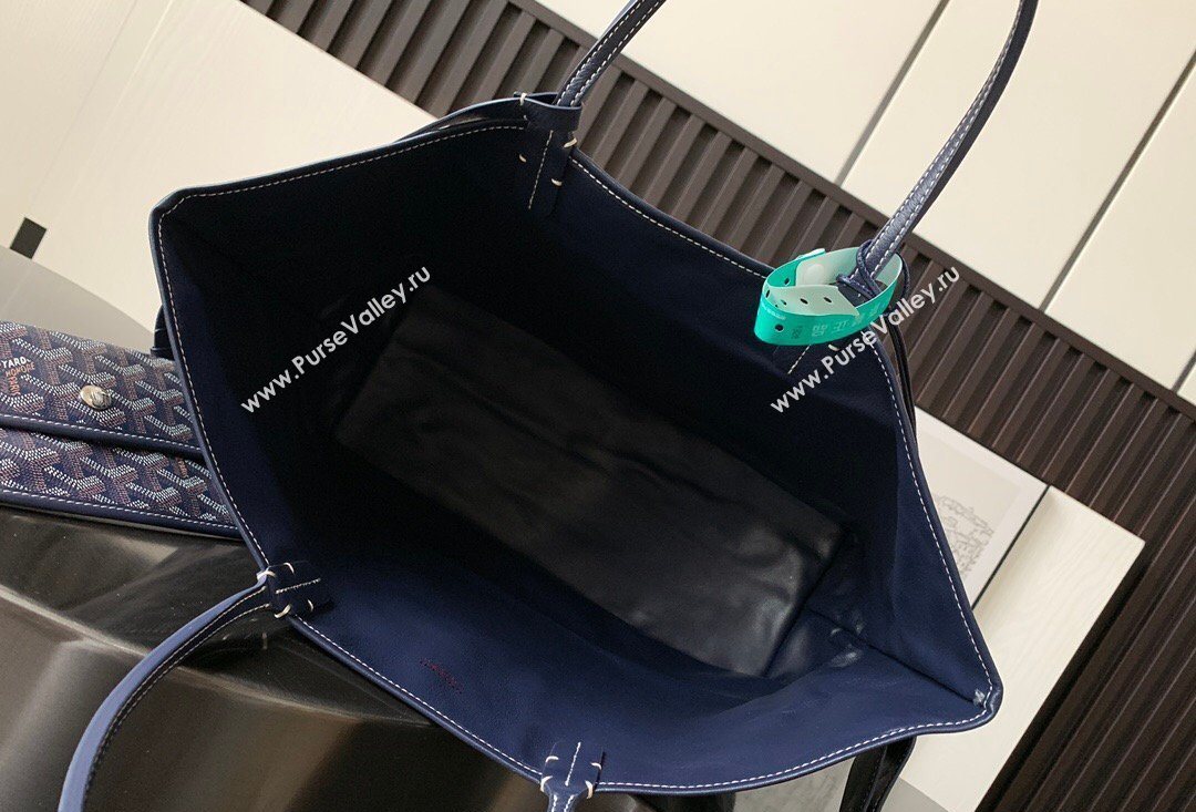 Goyard Reversible Anjou PM Tote Bag Navy Blue 2026 020166M (SCAI-260331062)