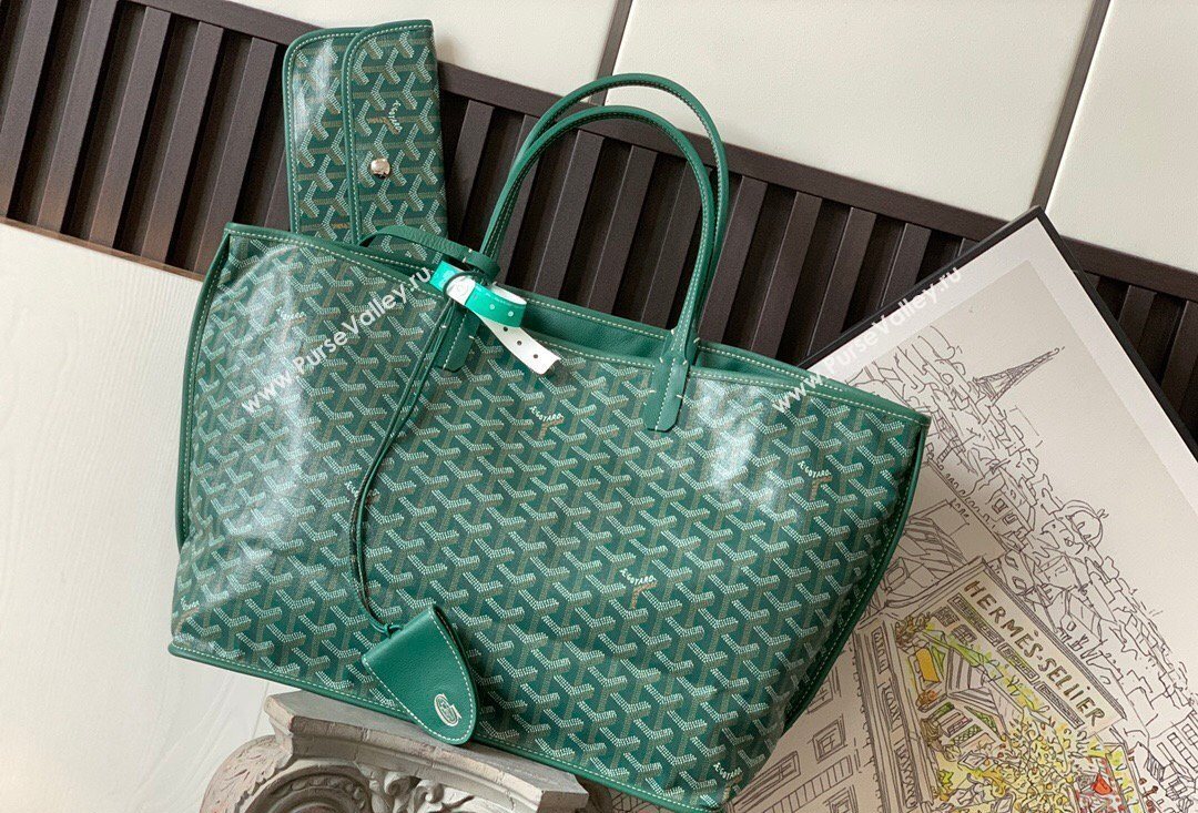 Goyard Reversible Anjou PM Tote Bag Green 2026 020166M (SCAI-260331063)