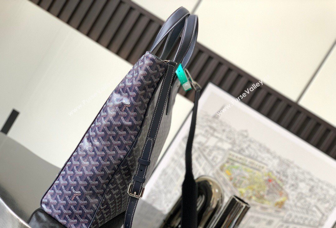 Goyard Voltaire Tote Bag Navy Blue 2026 0201513 (SCAI-260331008)