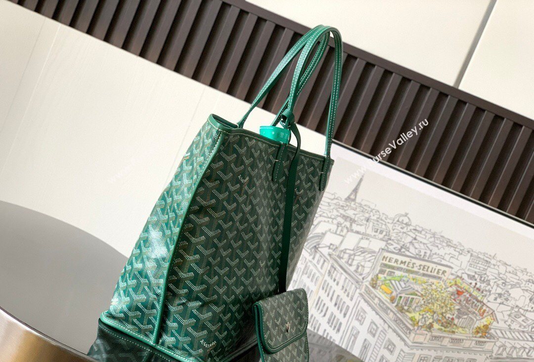 Goyard Reversible Anjou PM Tote Bag Green 2026 020166M (SCAI-260331063)
