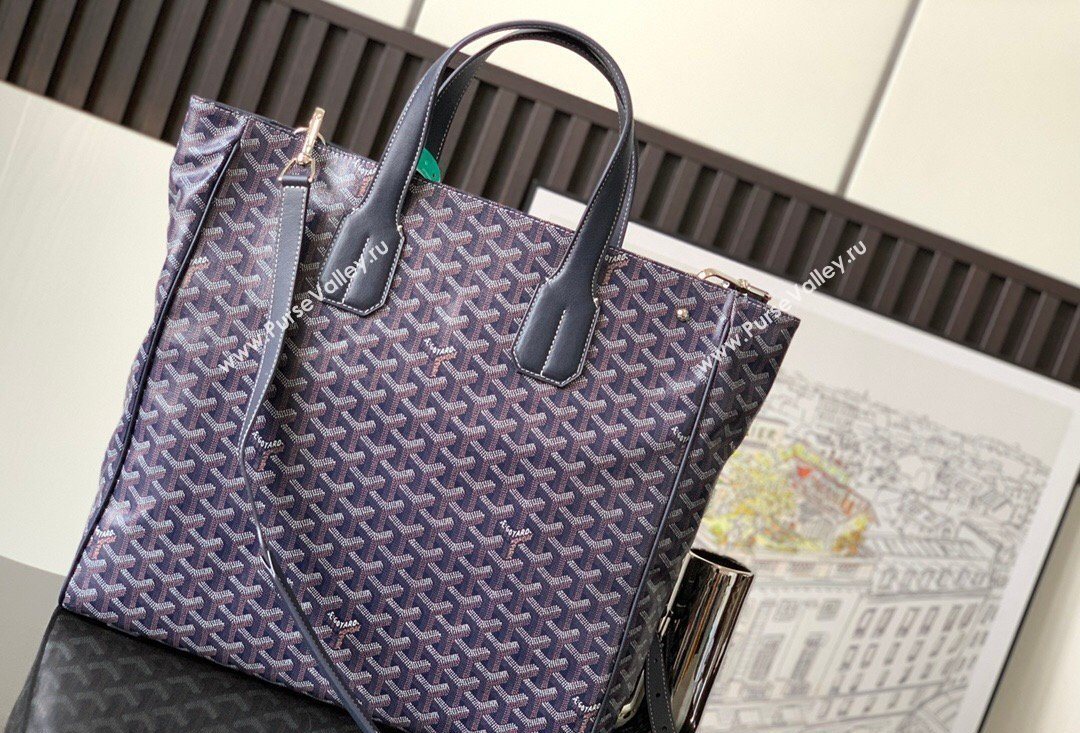Goyard Voltaire Tote Bag Navy Blue 2026 0201513 (SCAI-260331008)