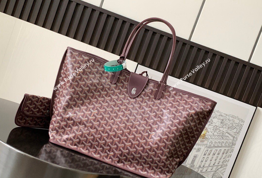 Goyard Reversible Anjou PM Tote Bag Burgundy 2026 020166M (SCAI-260331065)