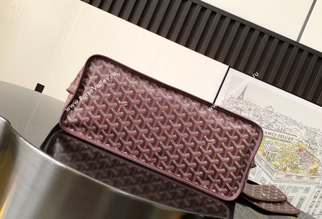 Goyard Reversible Anjou PM Tote Bag Burgundy 2026 020166M (SCAI-260331065)