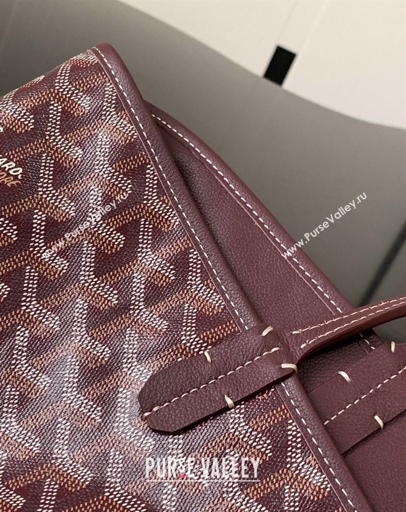 Goyard Reversible Anjou PM Tote Bag Burgundy 2026 020166M (SCAI-260331065)
