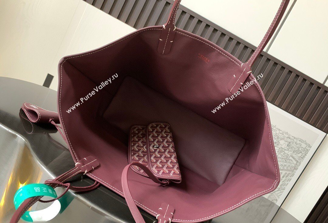 Goyard Reversible Anjou PM Tote Bag Burgundy 2026 020166M (SCAI-260331065)
