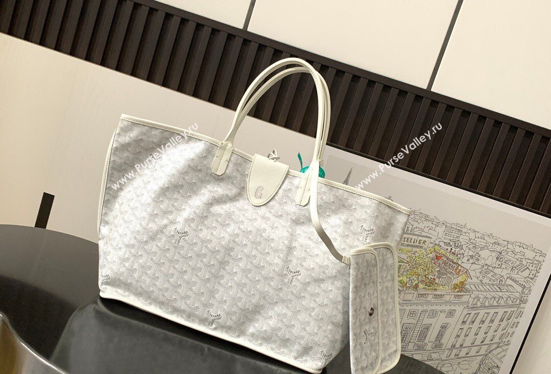 Goyard Reversible Anjou PM Tote Bag White 2026 020166M (SCAI-260331066)