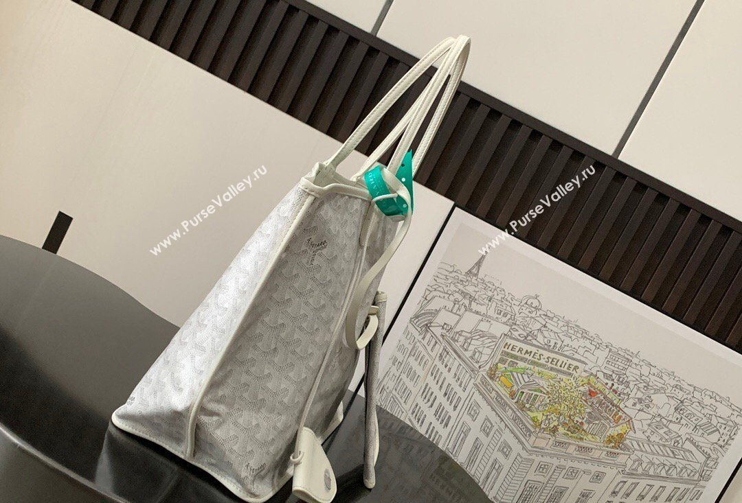 Goyard Reversible Anjou PM Tote Bag White 2026 020166M (SCAI-260331066)