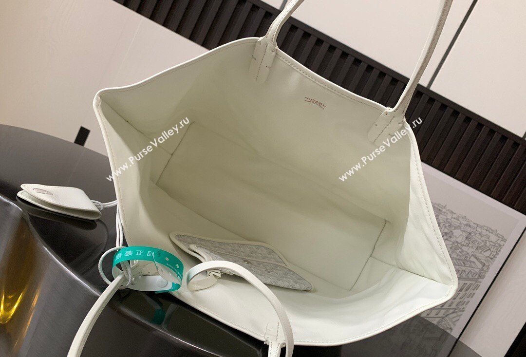 Goyard Reversible Anjou PM Tote Bag White 2026 020166M (SCAI-260331066)