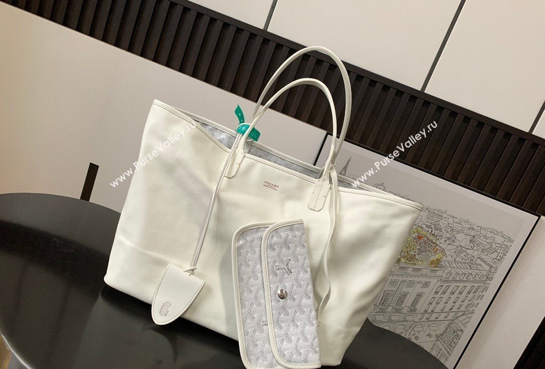 Goyard Reversible Anjou PM Tote Bag White 2026 020166M (SCAI-260331066)