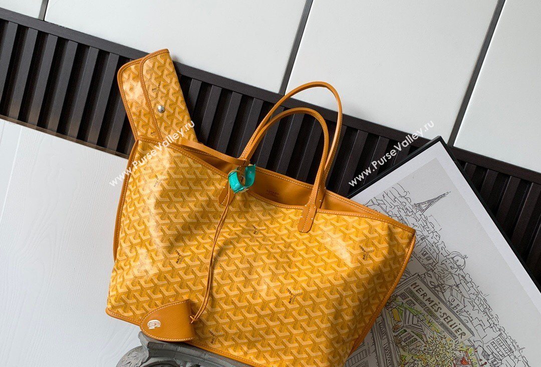 Goyard Reversible Anjou PM Tote Bag Yellow 2026 020166M (SCAI-260331067)