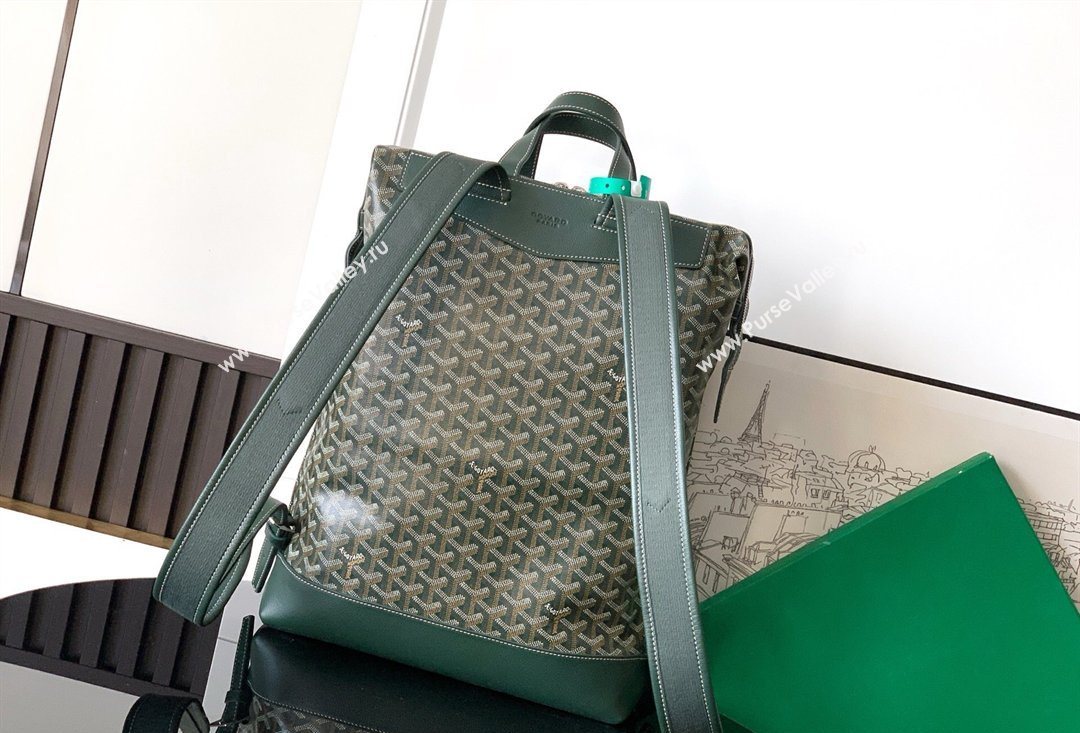 Goyard Cisalpin Backpack Bag 020153 Dark Green 2026 (SCAI-260331088)