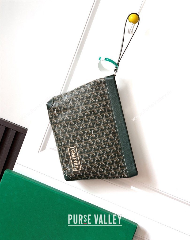 Goyard Conti Pouch Dark Green 2026 020803 (SCAI-260331094)
