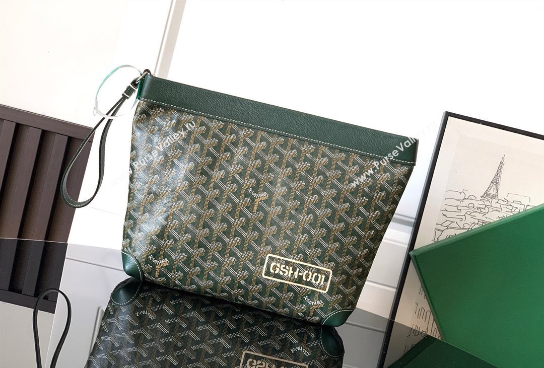 Goyard Conti Pouch Dark Green 2026 020803 (SCAI-260331094)
