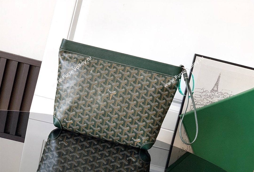 Goyard Conti Pouch Dark Green 2026 020803 (SCAI-260331094)