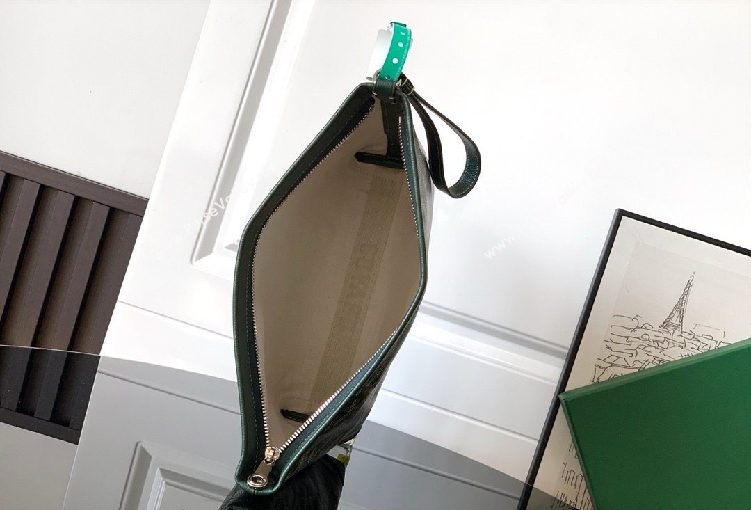 Goyard Conti Pouch Dark Green 2026 020803 (SCAI-260331094)