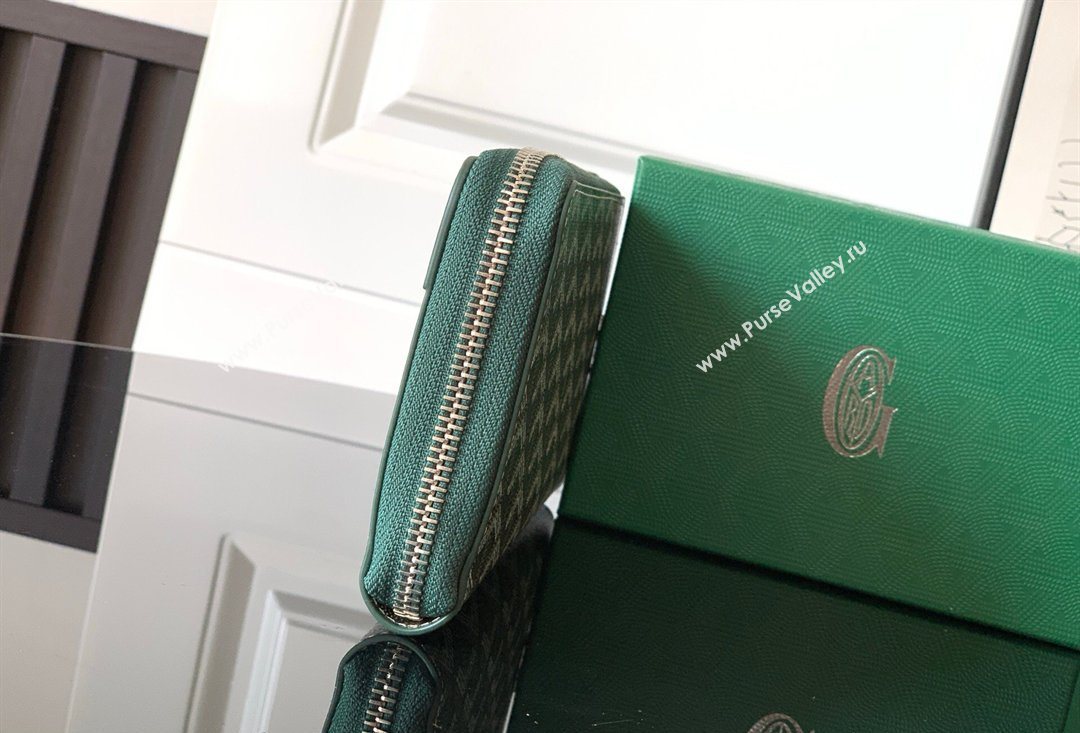 Goyard Matignon Zip Long GM Wallet Dark Green 2026 3304-1 (SCAI-260331096)