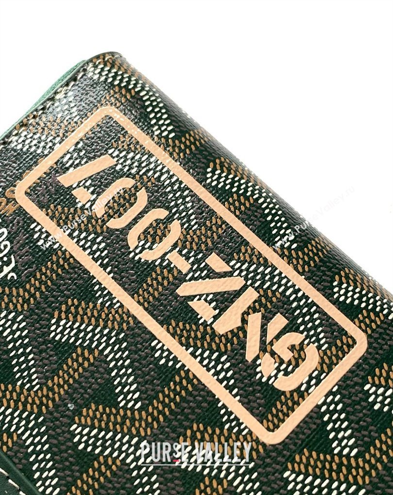 Goyard Matignon Zip Long GM Wallet Dark Green 2026 3304-1 (SCAI-260331096)