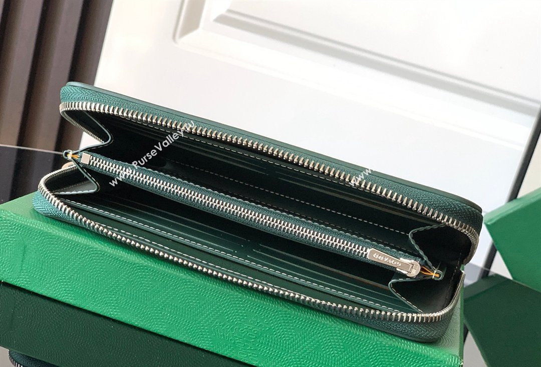 Goyard Matignon Zip Long GM Wallet Dark Green 2026 3304-1 (SCAI-260331096)