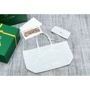 Goyard Saint Louis PM Tote Bag White 2023 020146M (ZHANG-231130018)