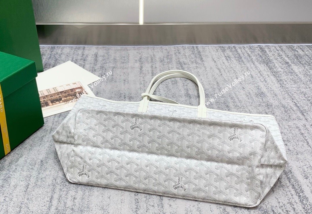 Goyard Saint Louis PM Tote Bag White 2023 020146M (ZHANG-231130018)