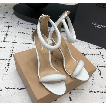 Gianvito Rossi Bijoux High Heel Sandals 10.5cm in Patent Leather White 2024 0704 (KER-240704077)