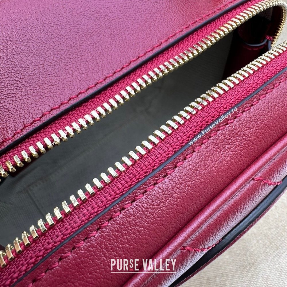 Gucci Blondie Leather Top Handle bag 744434 Red 2023 (DLH-230908038)