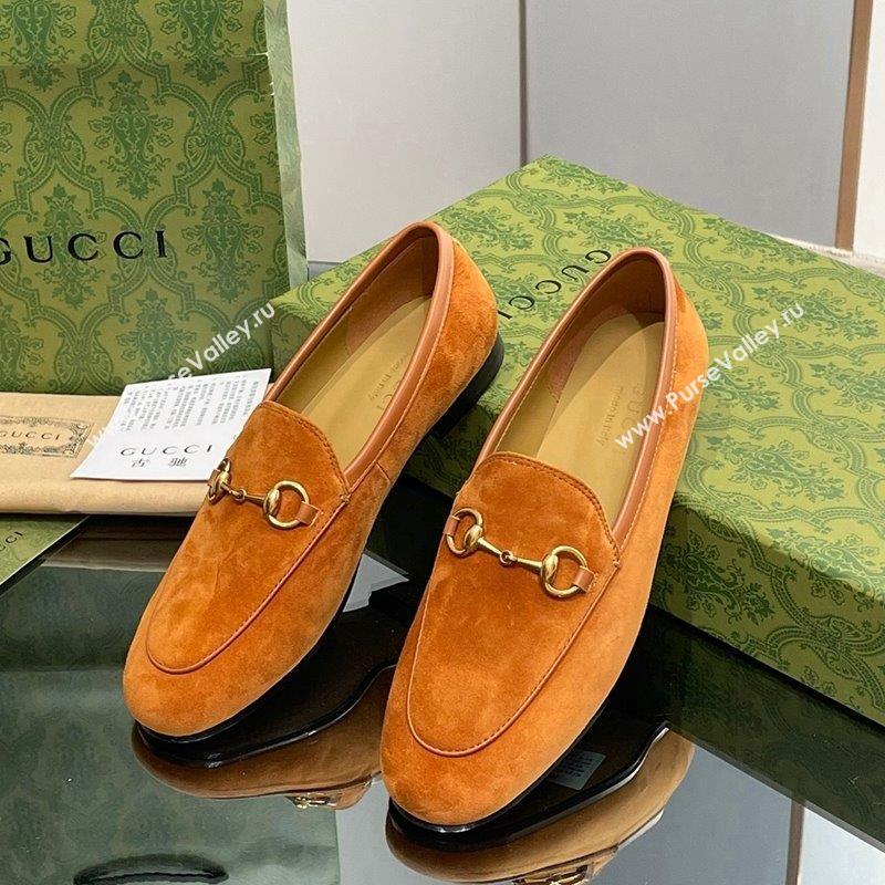 Gucci ordaan Suede Loafers Light Brown 2023 404069 (MD-231012047)