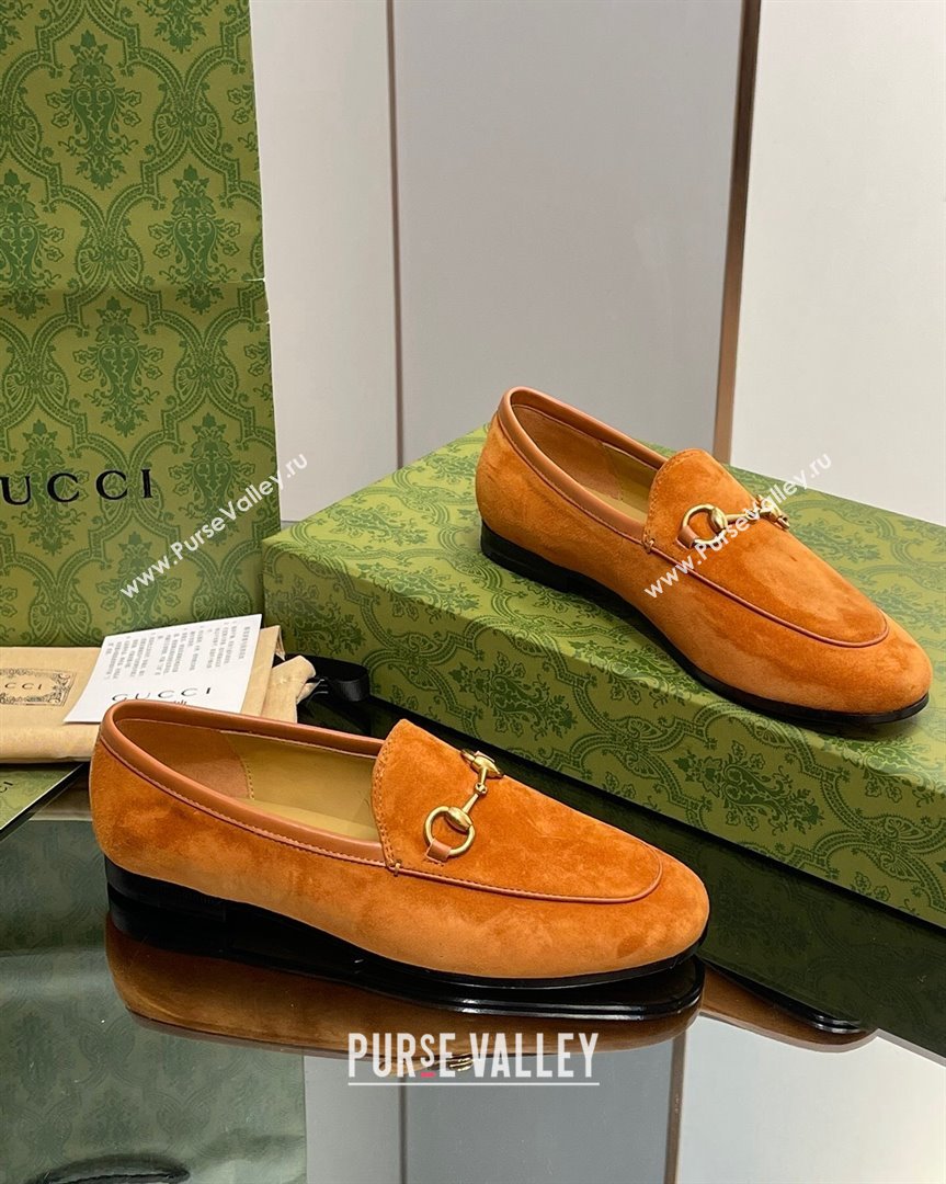 Gucci ordaan Suede Loafers Light Brown 2023 404069 (MD-231012047)