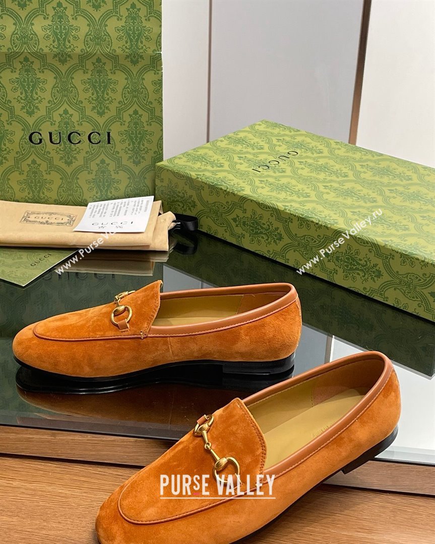 Gucci ordaan Suede Loafers Light Brown 2023 404069 (MD-231012047)