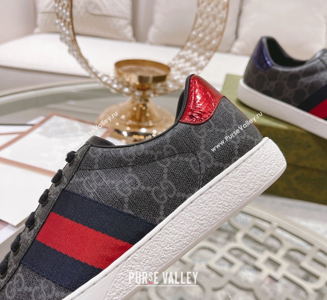 Gucci Ace GG Canvas Sneakers Black 9 2023 1012 (SS-231012080)