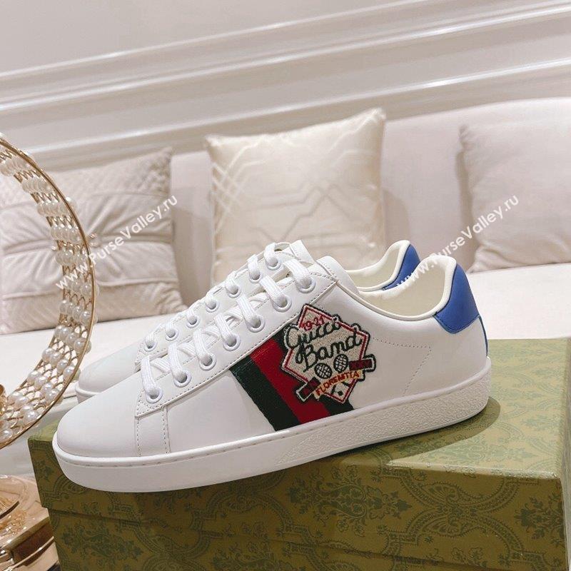 Gucci Ace Leather Sneakers GUCCI BAMD White 2023 1012 (SS-231012090)