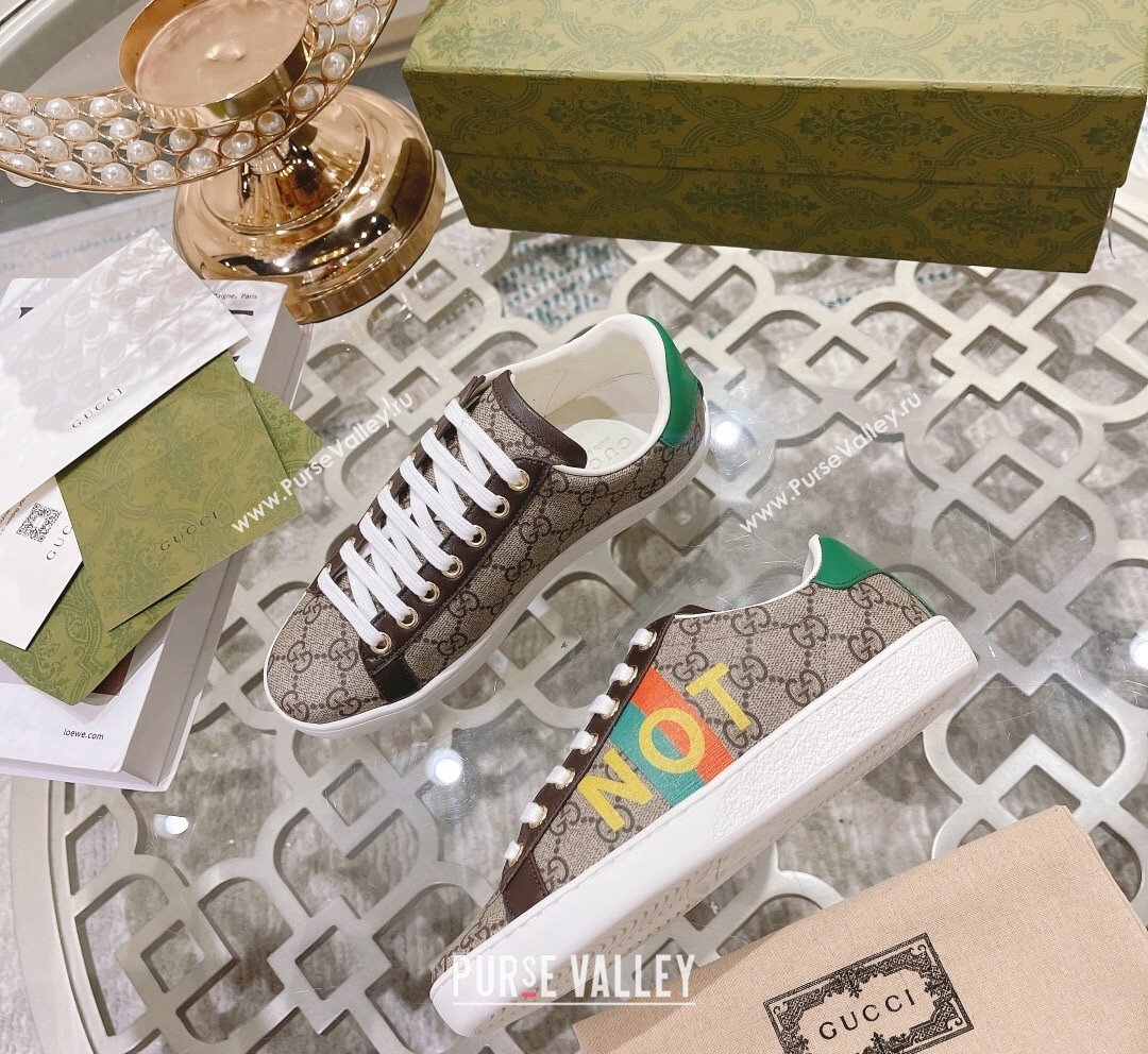 Gucci Ace GG Canvas Sneakers NOT FAKE Beige 2023 1012 (SS-231012091)