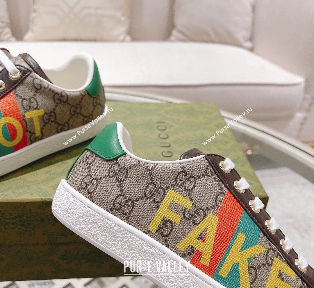 Gucci Ace GG Canvas Sneakers NOT FAKE Beige 2023 1012 (SS-231012091)