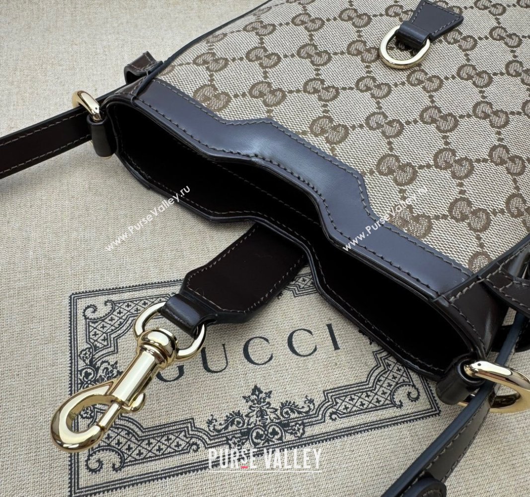 Gucci Original GG Canvas Mini Bucket Shoulder bag 782919 Beige/Coffee 2024 (DLH-240924031)