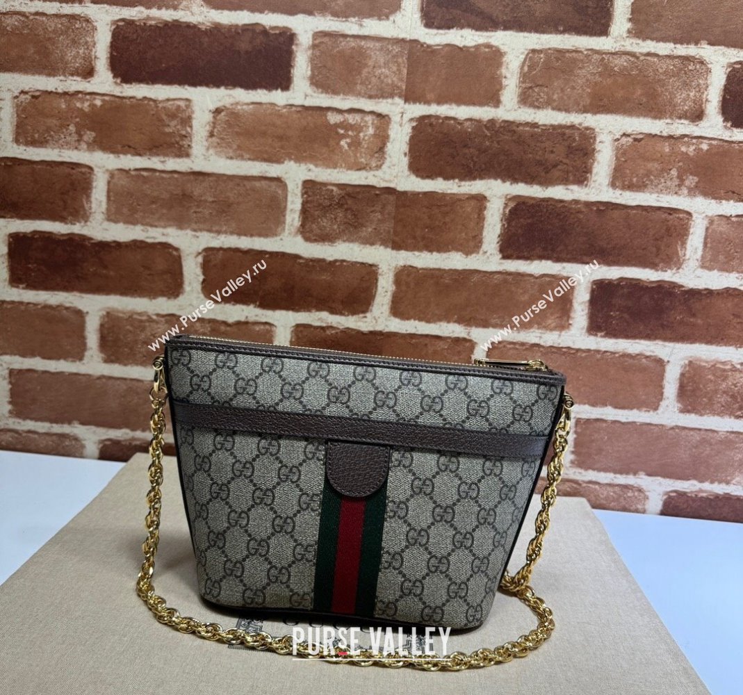 Gucci Ophidia GG Canvas Mini Shoulder Bag 781397 Beige 2024 (DLH-240415031)