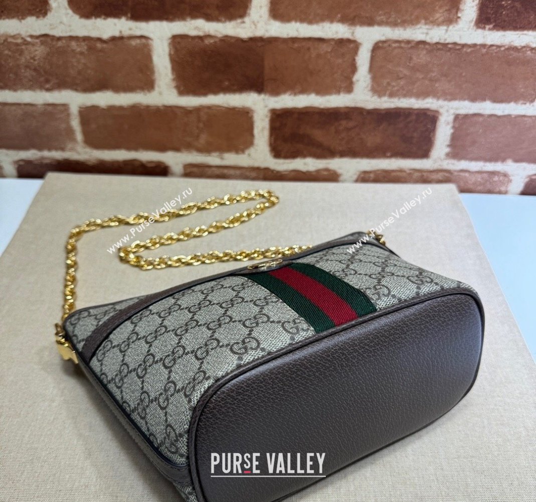 Gucci Ophidia GG Canvas Mini Shoulder Bag 781397 Beige 2024 (DLH-240415031)
