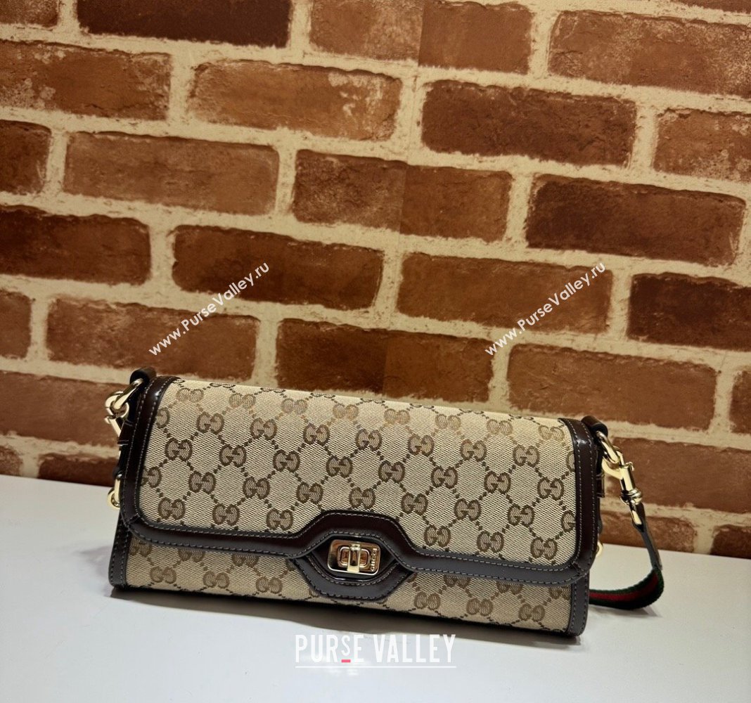 Gucci Luce GG Canvas Small Shoulder Bag 786027 Beige 2024 (DLH-240415011)