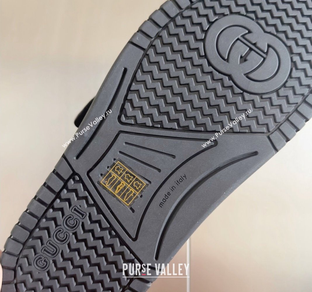 Gucci Mens GG Canvas Flat Slide Sandals Beige 2024 042702 (KL-240427089)