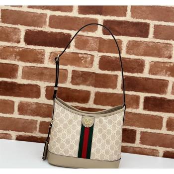 Gucci Ophidia GG Canvas Small Shoulder Bag 781402 Beige 2024 (DLH-240521073)