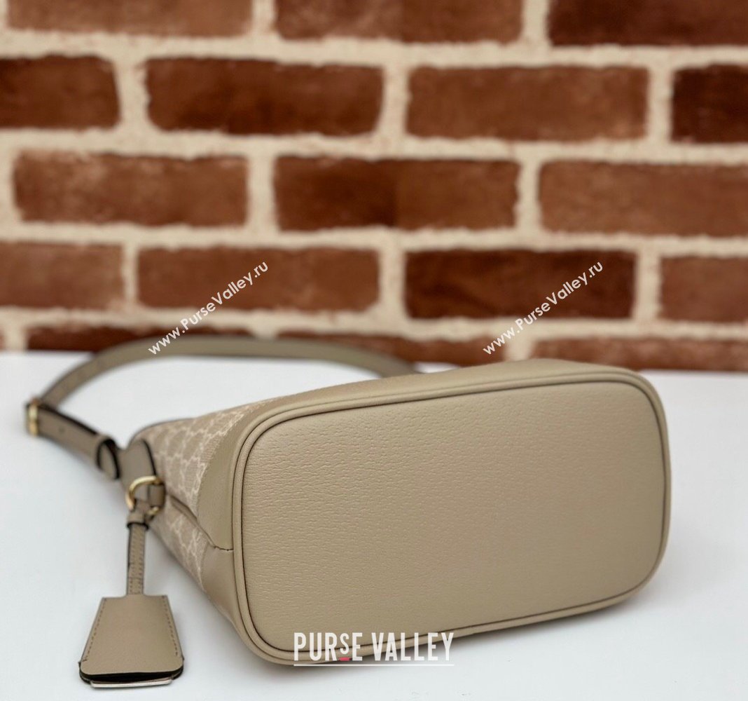 Gucci Ophidia GG Canvas Small Shoulder Bag 781402 Beige 2024 (DLH-240521073)