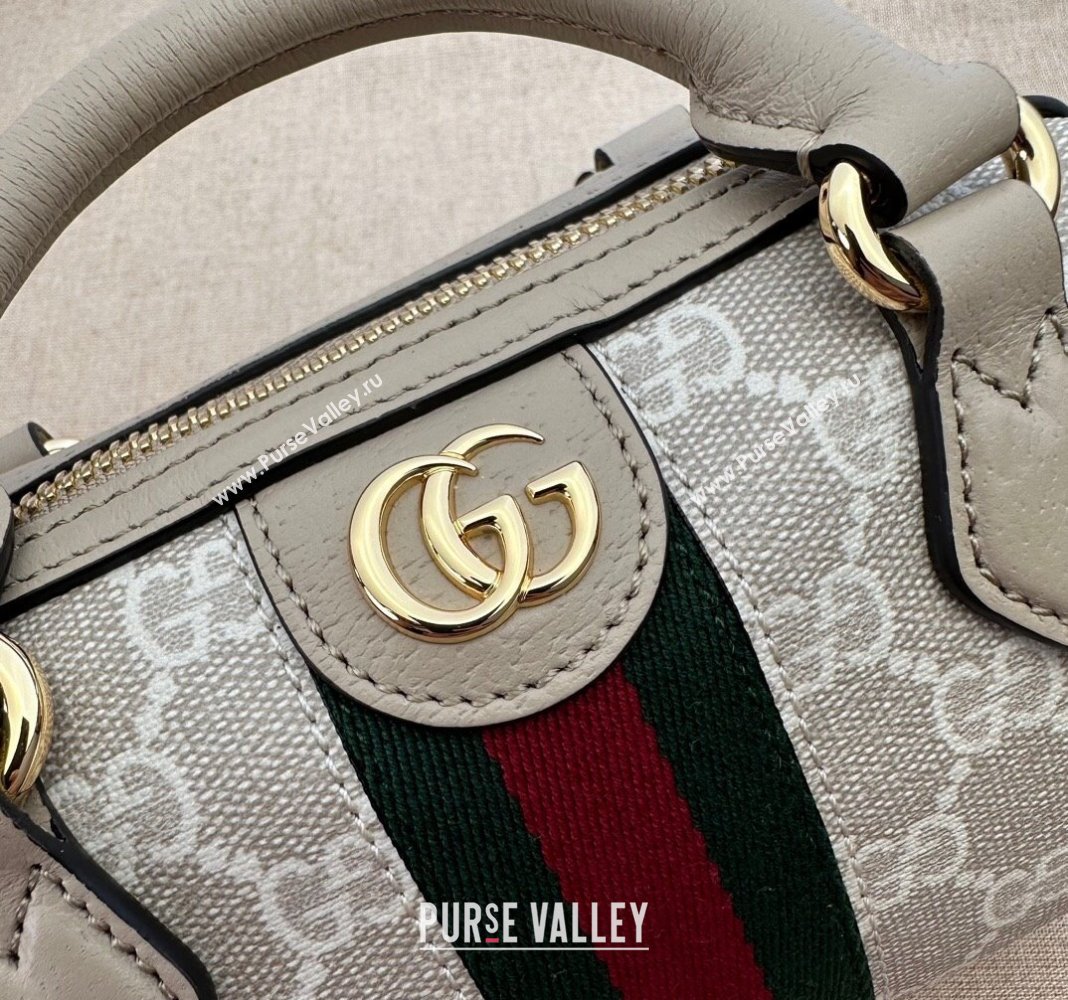 Gucci Ophidia GG Canvas Super Mini bag Beige/Oatmeal 2024 781490 (DLH-240521133)