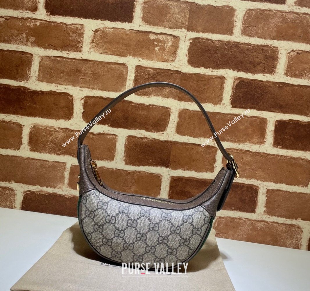 Gucci Ophidia GG Canvas Mini Hobo bag Beige/Brown 2024 658551 (DLH-240521137)