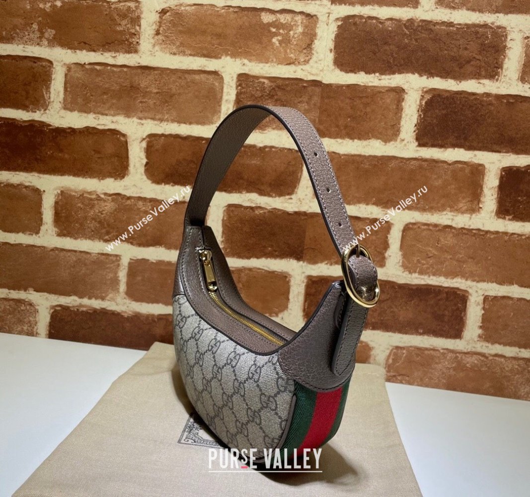 Gucci Ophidia GG Canvas Mini Hobo bag Beige/Brown 2024 658551 (DLH-240521137)