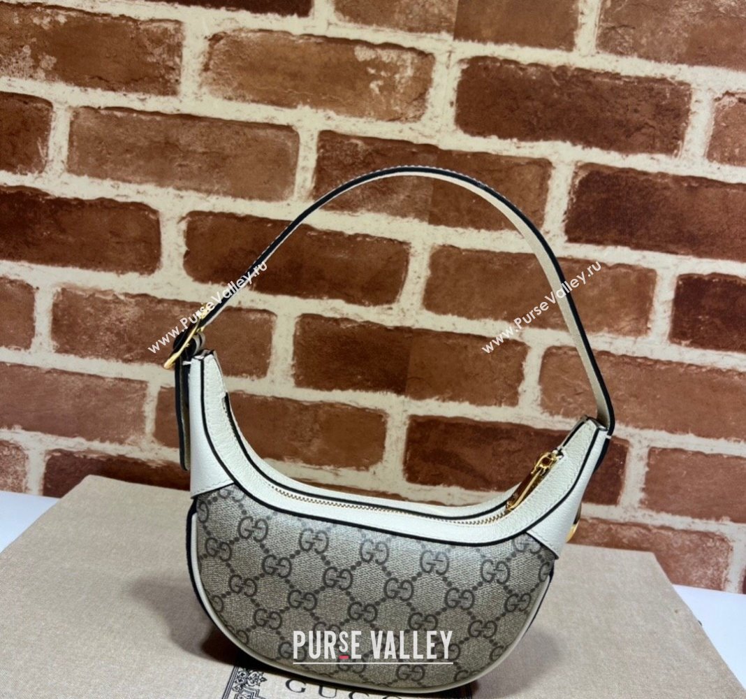 Gucci Ophidia GG Canvas Mini Hobo bag Beige/White 2024 658551 (DLH-240521139)