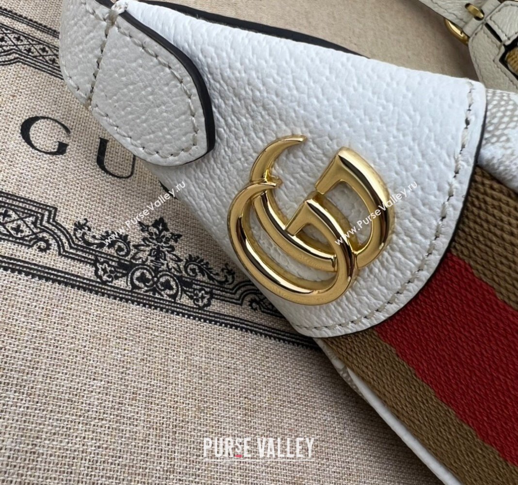 Gucci Ophidia GG Canvas Mini Hobo bag Beige/Oatmeal 2024 658551 (DLH-240521140)