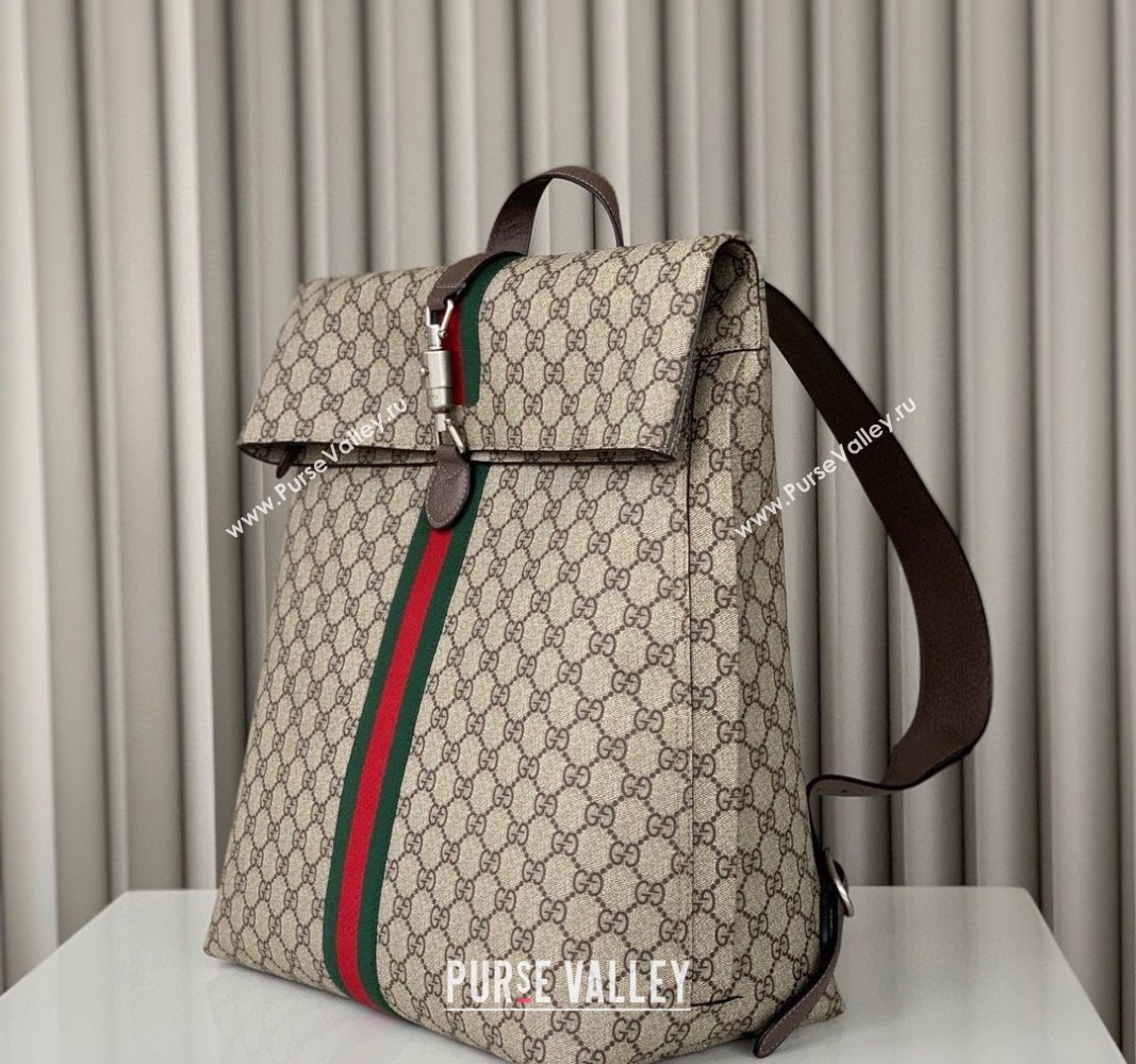 Gucci Jackie 1961 GG Canvas Backpack bag 2024 771344 (DLH-240522007)