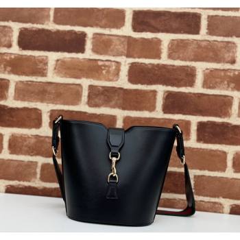 Gucci Leather Mini Bucket Shoulder bag Black 2024 782908 (DLH-240521118)